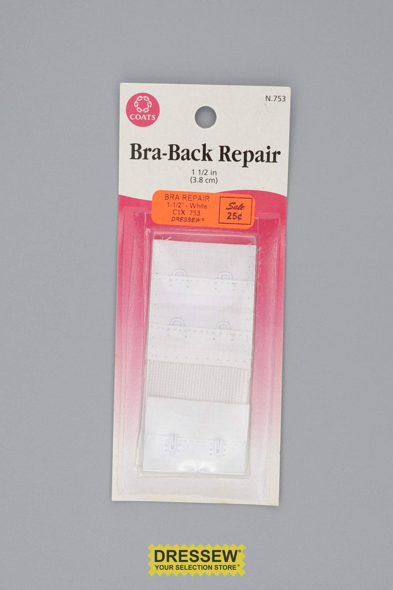 Bra Back Repair 1-1/2 White from CorsetMakingSupplies.com