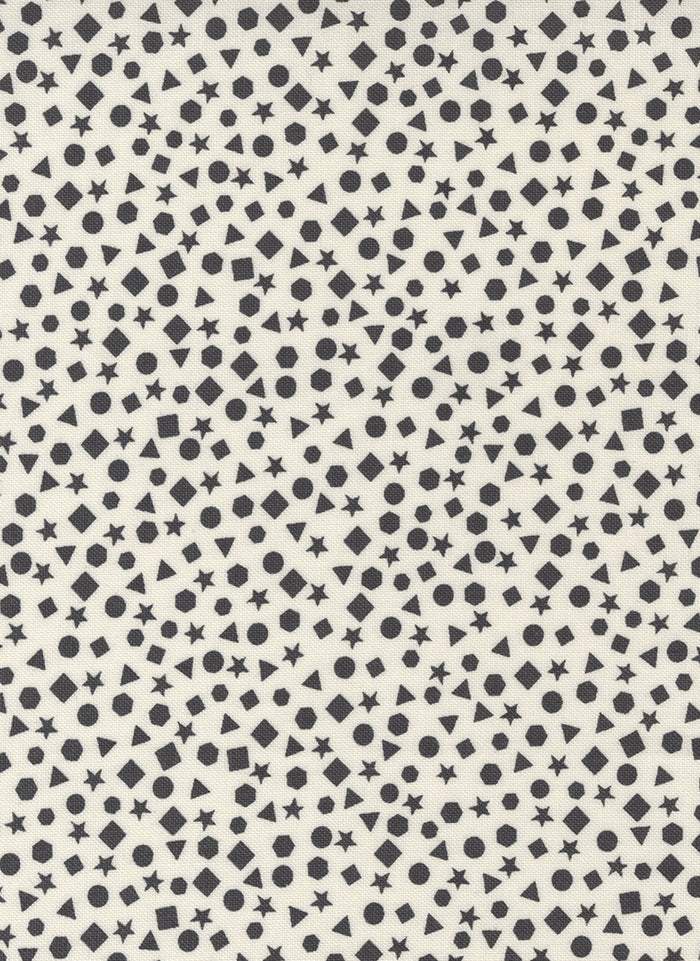 ABC XYZ Shapes By Stacy Iest Hsu For Moda Cream / Black