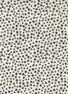 ABC XYZ Shapes By Stacy Iest Hsu For Moda Cream / Black