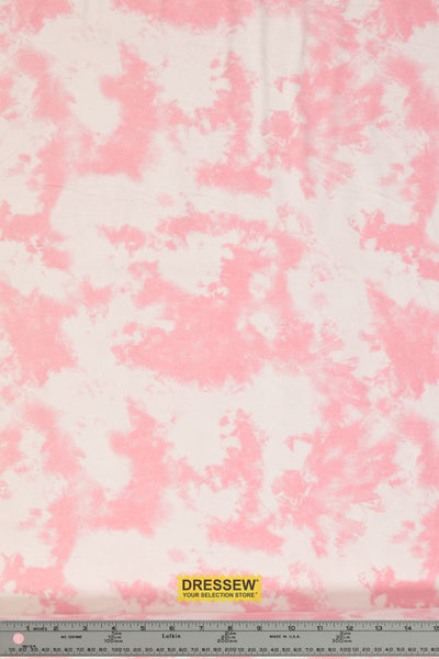 Acid Wash Look Flannelette White / Pink