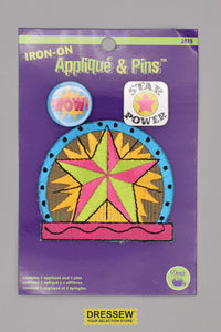 Applique & Pins Star Power