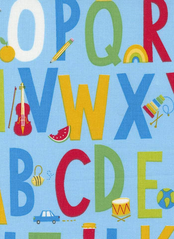 Back To School ABC's Childrens Text By Stacy Iest Hsu For Moda Water