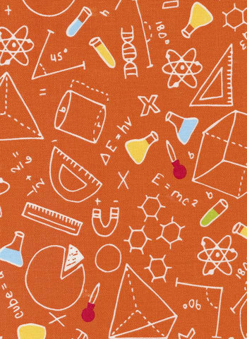 Back To School Math 'n Science By Stacy Iest Hsu For Moda Orange