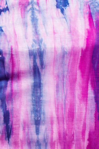 Bamboo Tie Dye Lycra Pink / Blue