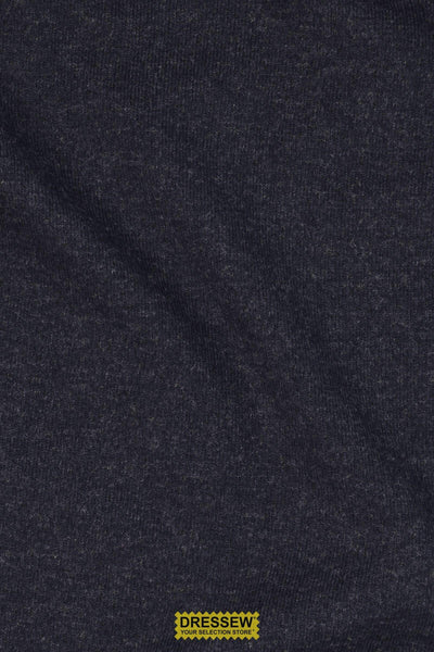 Bonded Wool Blend Knit Navy