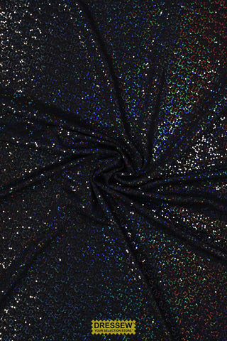 Brooklyn Knit Black / Black Hologram Sequins