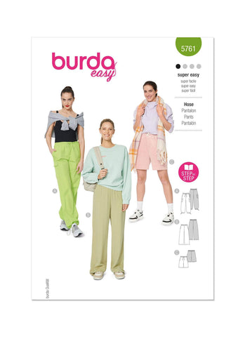 Burda - 5761 Ladies Cargo Trouser Pants