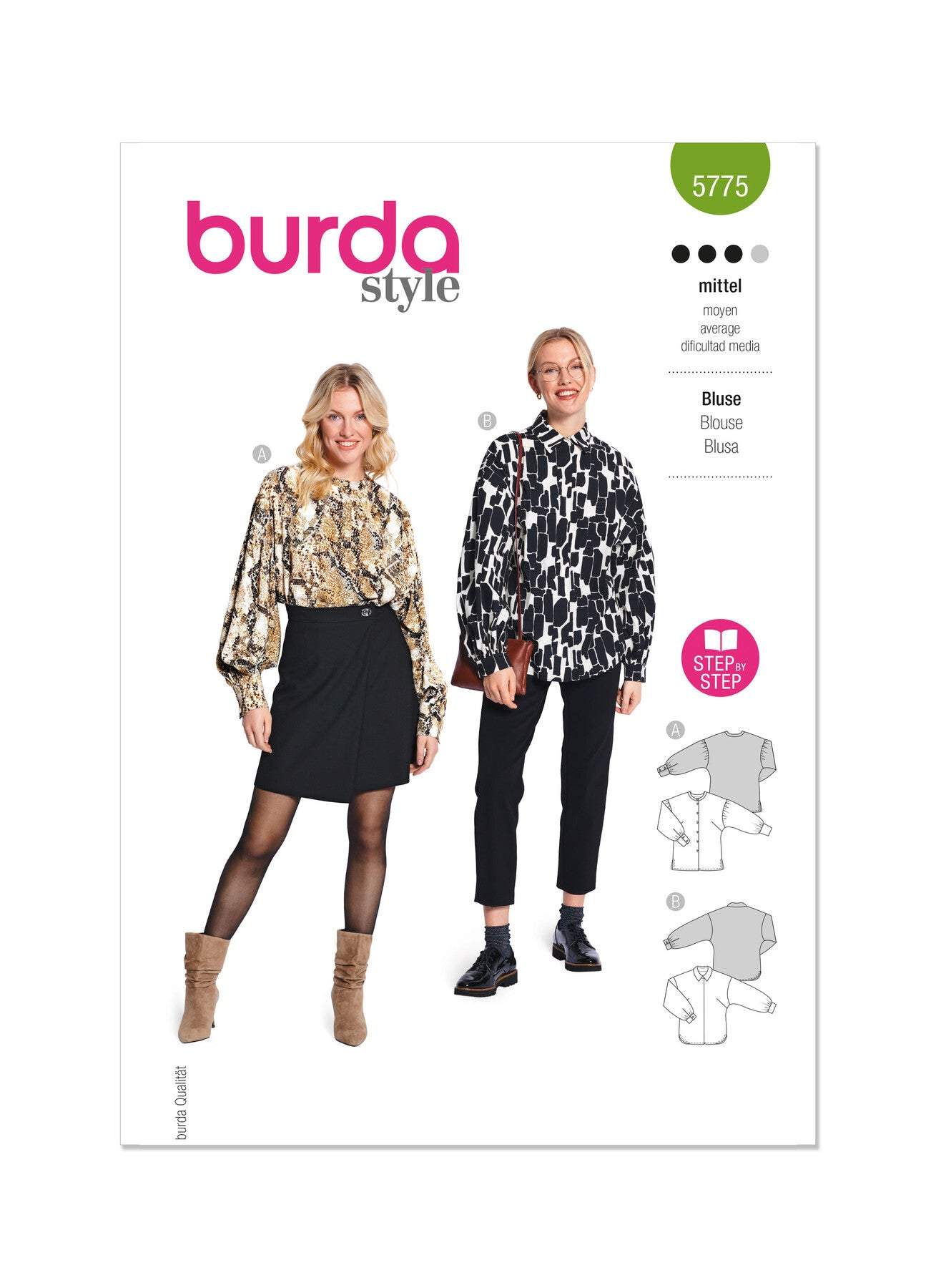 Burda - 5775 Ladies Blouses