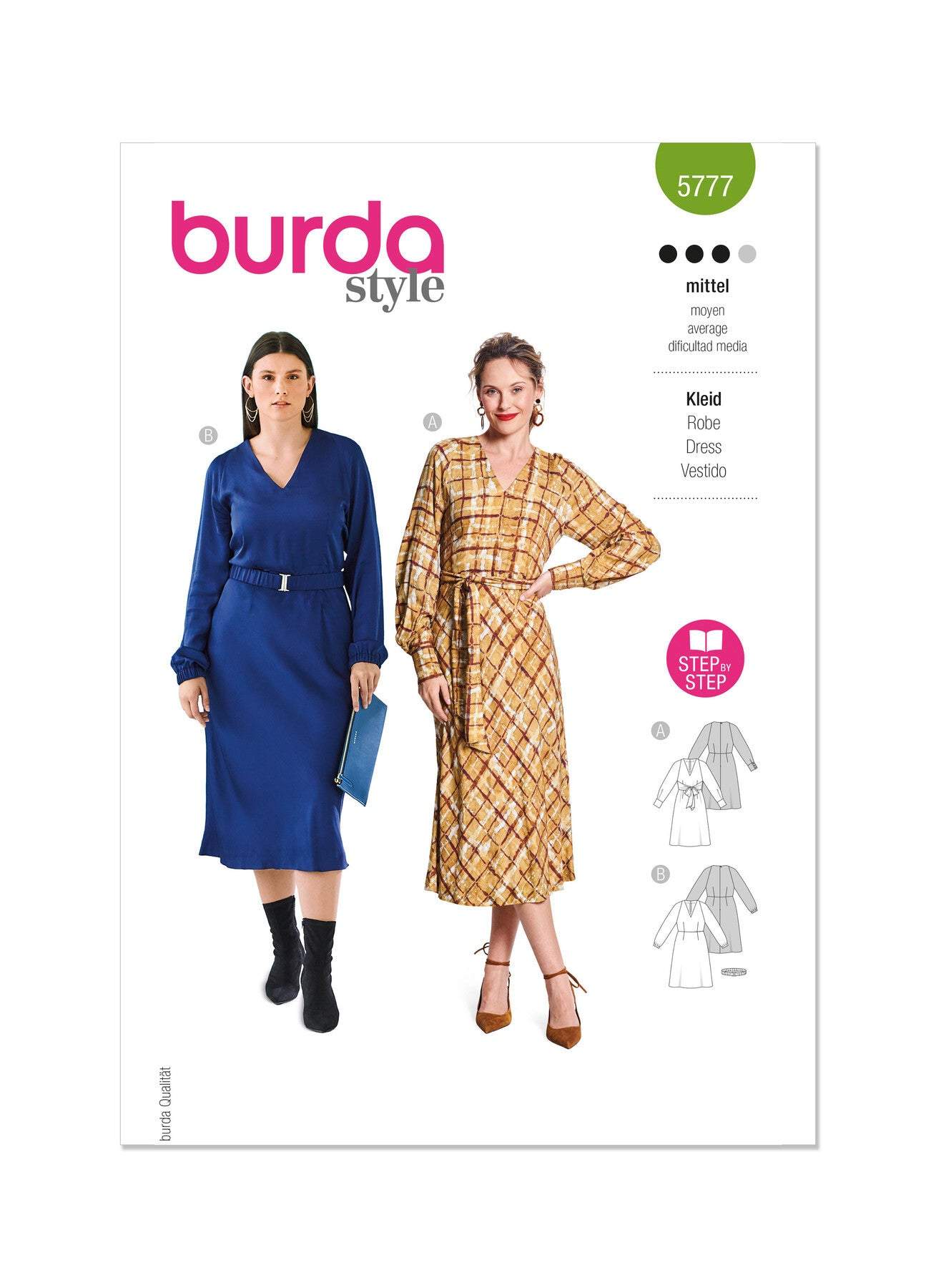 Burda - 5777 Ladies Dress