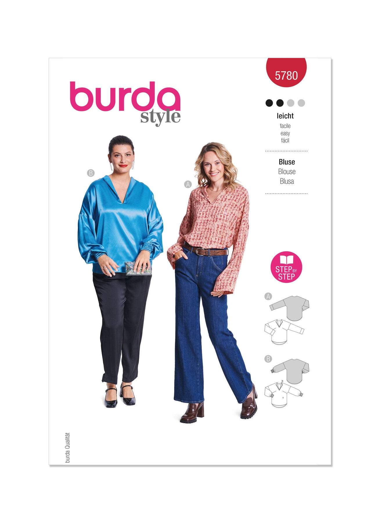 Burda - 5780 Ladies Blouse