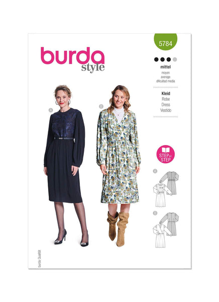 Burda - 5784 Ladies Dress