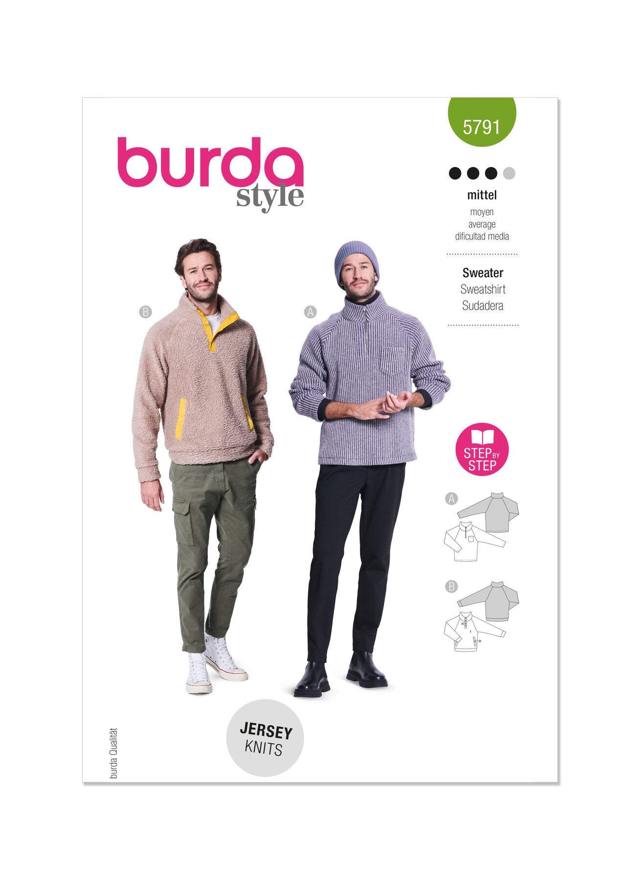 Burda - 5791 Men's Top