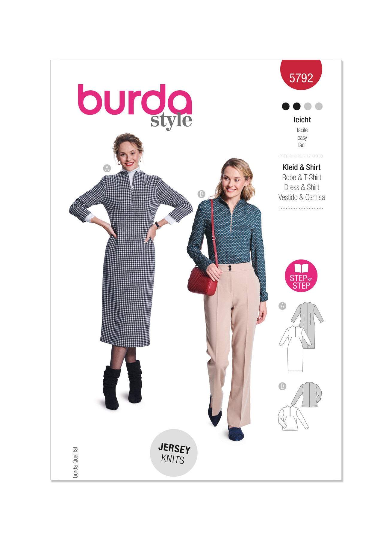 Burda - 5792 Ladies Dress and Top