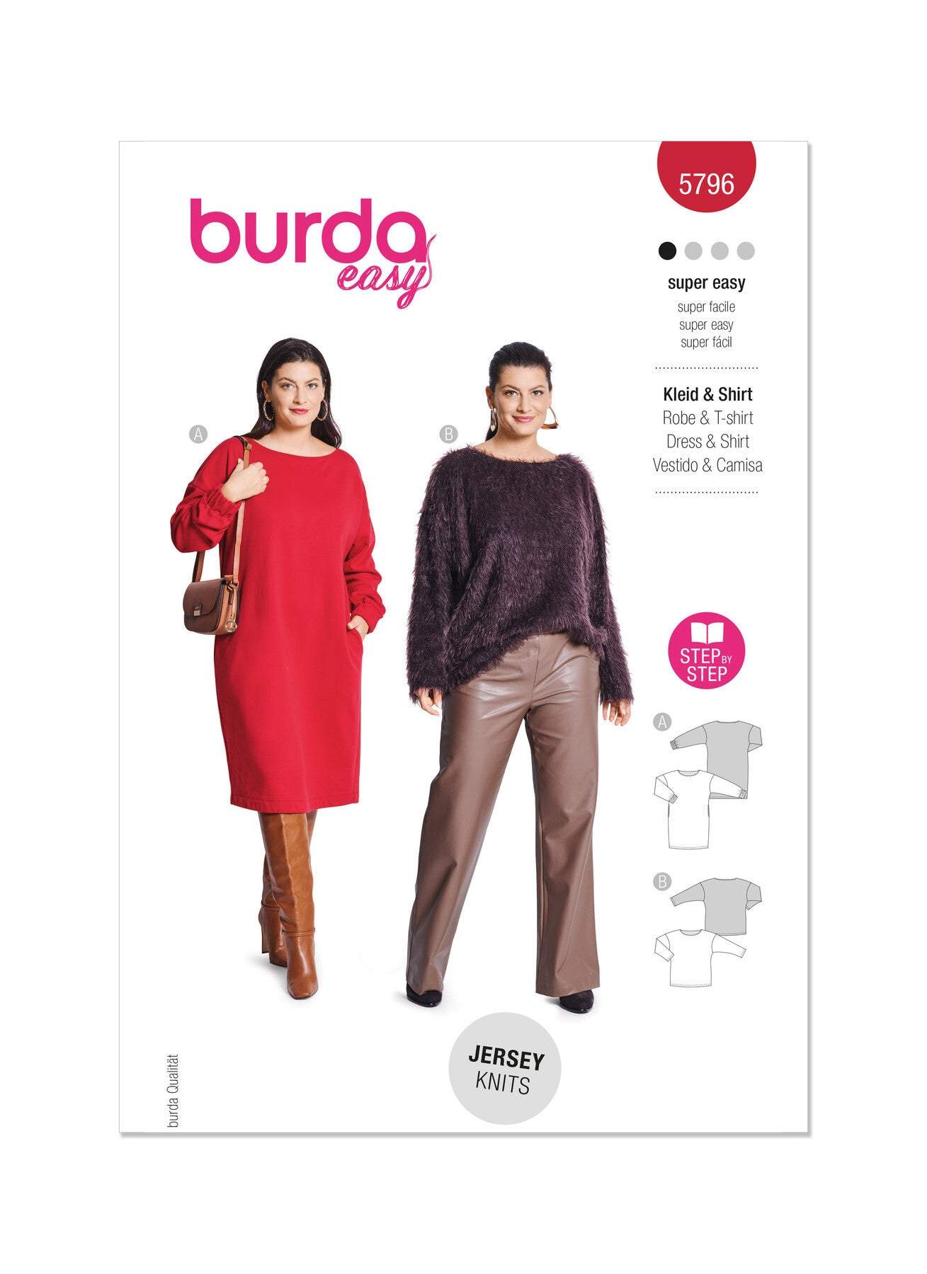 Burda - 5796 Ladies Dress and Top