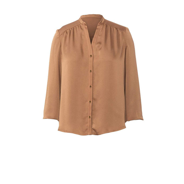 Burda - 5965 Misses' Blouse with Shoulder Yoke and Stand Collar