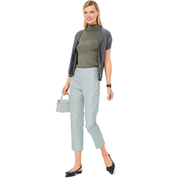 Burda - 6072 Trousers / Pants in a Narrow Cut with a Side Zipper