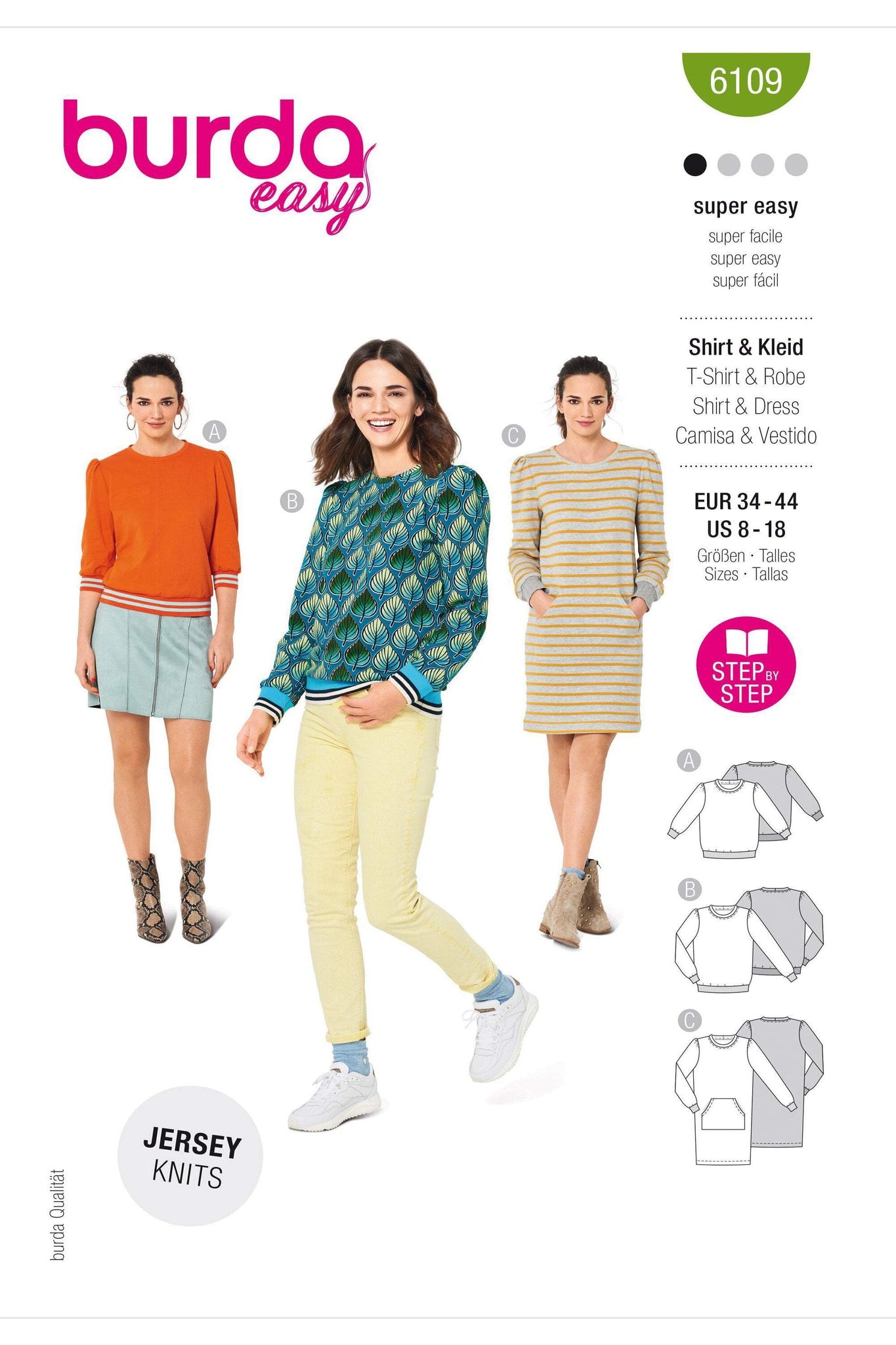 Burda - 6109 Sweatshirt & Tops