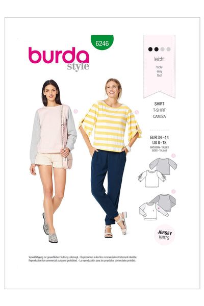 Burda - 6246 Sweatshirt with Round Neckline