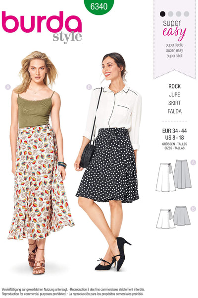 Burda - 6340 Wrap Skirt