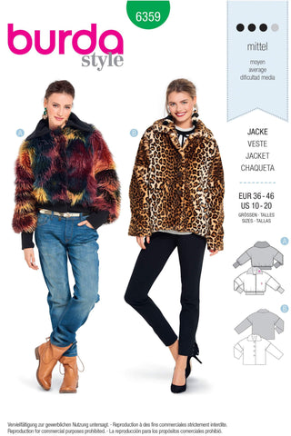 Burda - 6359 Fur Jacket