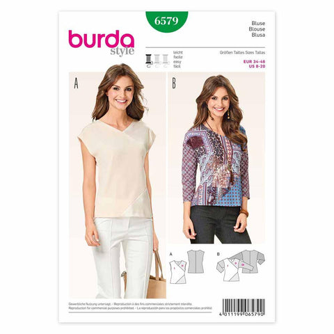 Burda - 6579 Ladies Blouse