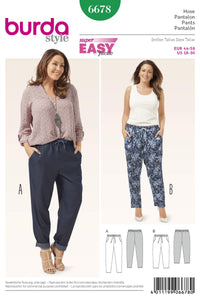 Burda - 6678 Ladies Pants