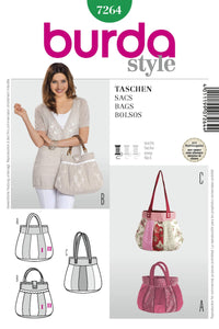 Burda - 7264 Accessory Bags