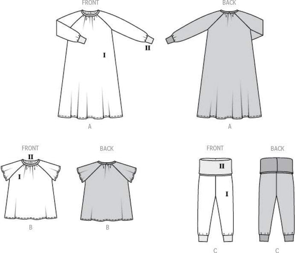 Burda - 9218 Children's Sleepwear