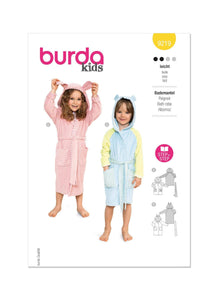 Burda - 9219 Children's Bathrobe