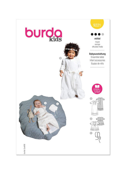 Burda - 9221 Babies Special Occasion