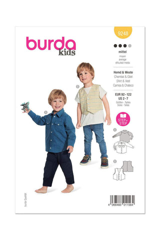 Burda - 9248 Child Shirt and Vest