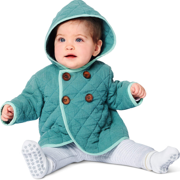 Burda - 9270 Hooded Jacket, Coat with Tie Bands