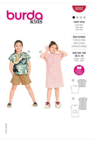 Burda - 9282 Children's Top & Dress