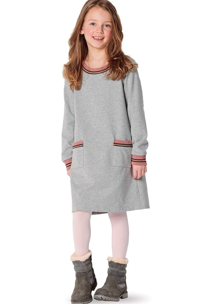 Burda - 9286 Children's Dresses – Shirtdress With Band Finishing