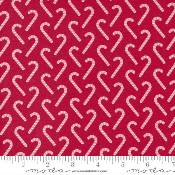 Candy Cane Lane Candy Cane By April Rosenthal For Moda Cardinal