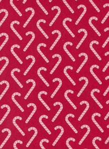 Candy Cane Lane Candy Cane By April Rosenthal For Moda Cardinal