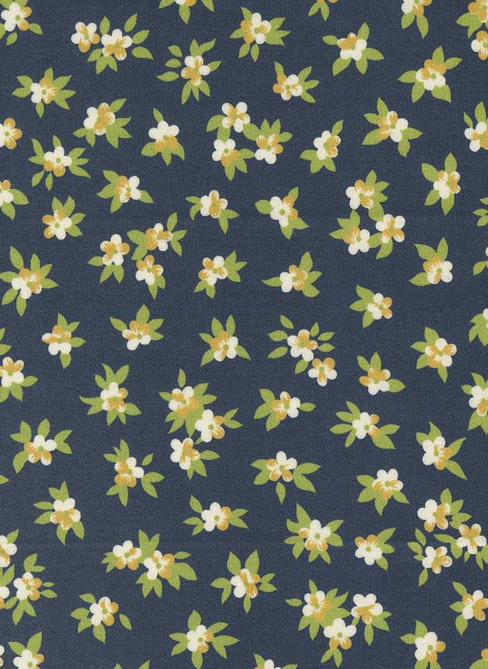 Chelsea Garden Lawn Tea Rose By Moda Navy