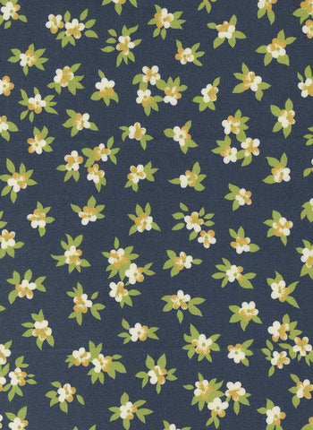 Chelsea Garden Lawn Tea Rose By Moda Navy