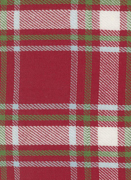 Classic Retro Holiday Tea Toweling By Stacy Iest Hsu For Moda Red Plaid