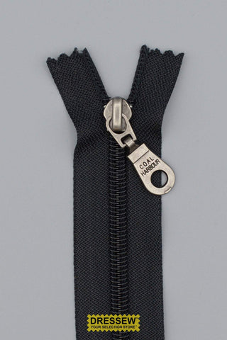 Closed End Zipper 18cm (7") Black