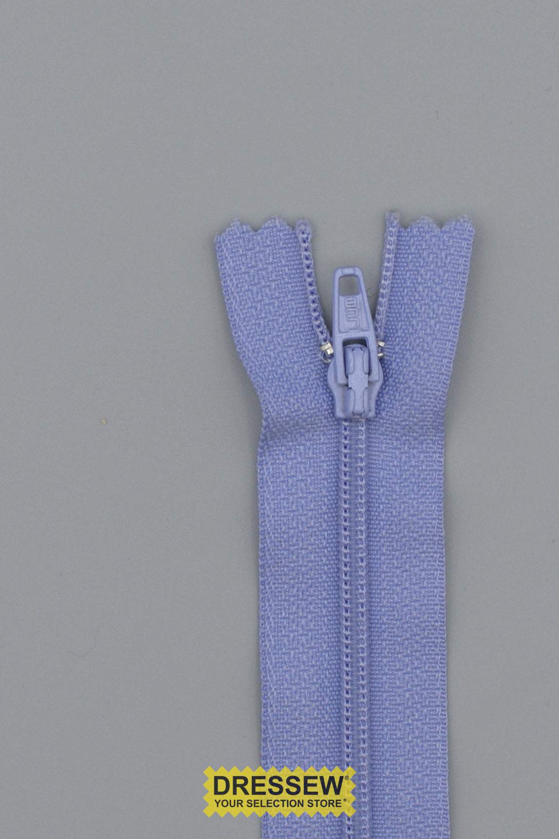 Closed End Zipper 18cm (7") Lilac