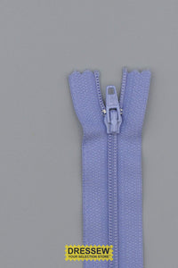 Closed End Zipper 18cm (7") Lilac