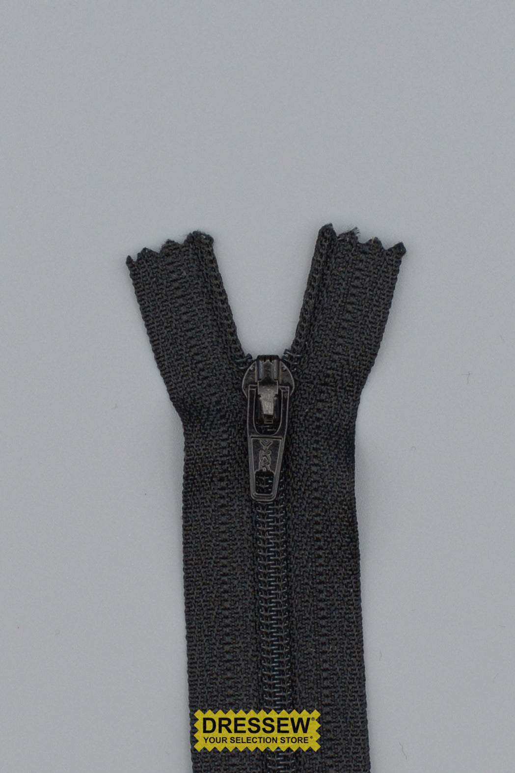 Closed End Zipper 8cm (3") Black