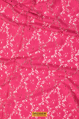 Cluny Lacey Knit Fuchsia