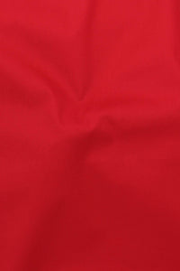 Cotton Poplin Red