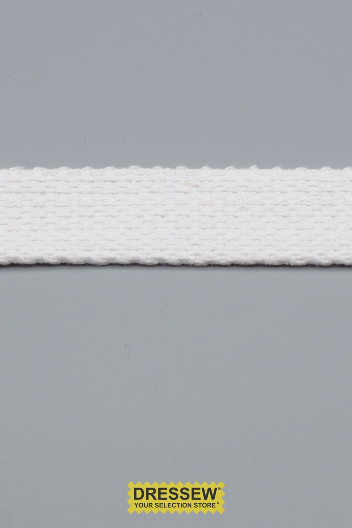 Cotton Webbing 25mm (1") White