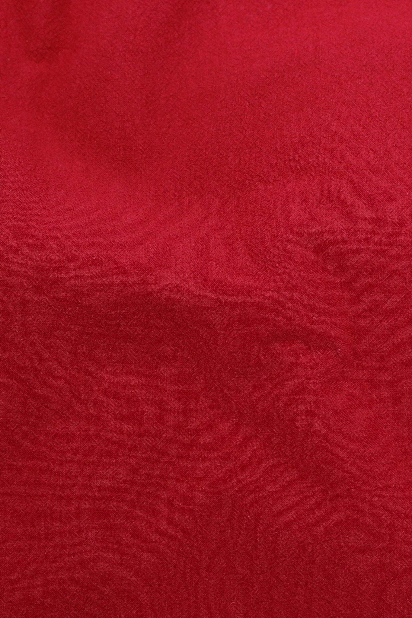 Crumple Cotton Red