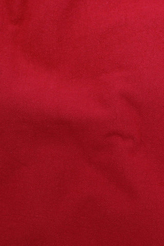 Crumple Cotton Red