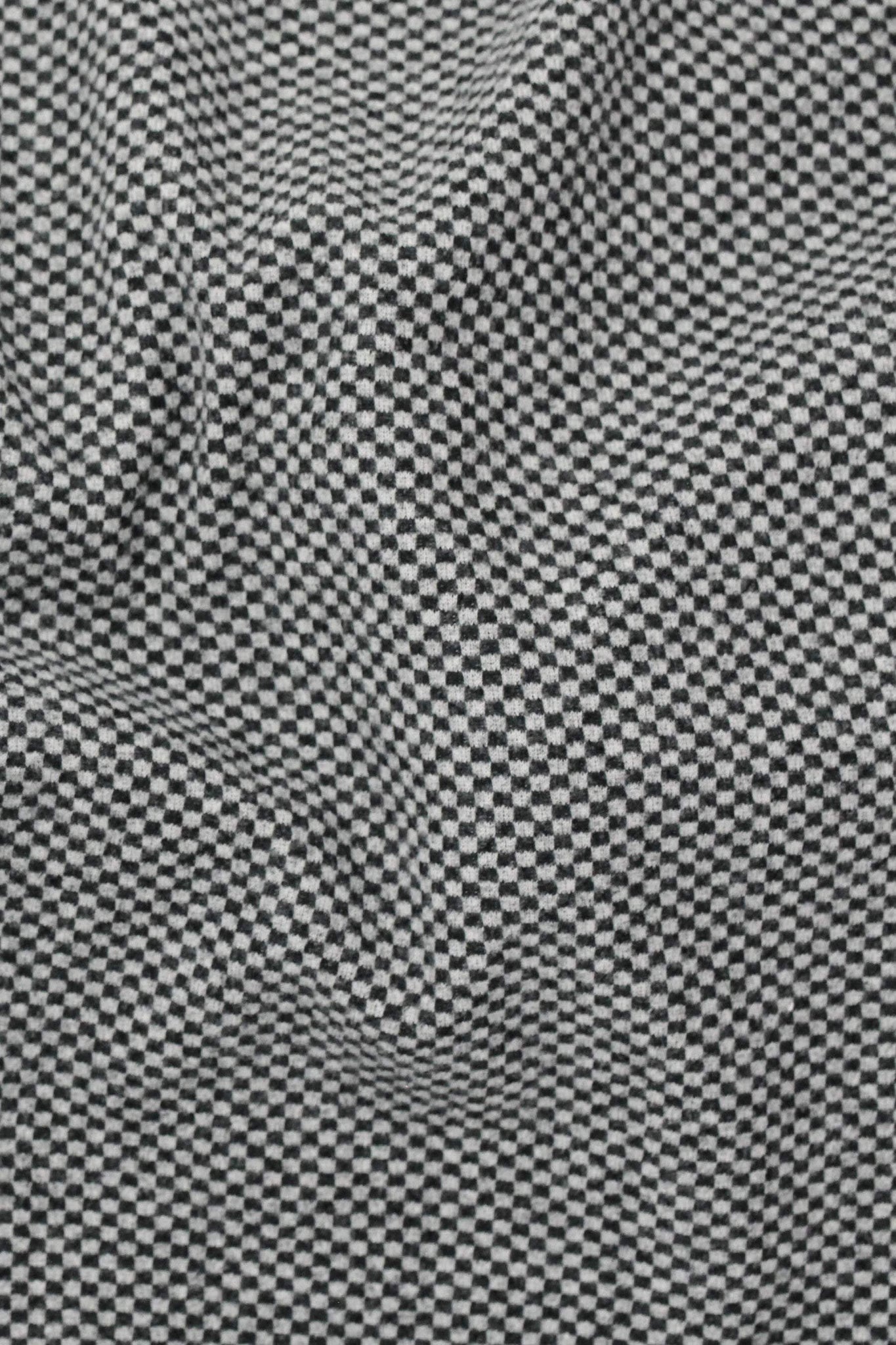 Damier Sweater Knit Charcoal Check