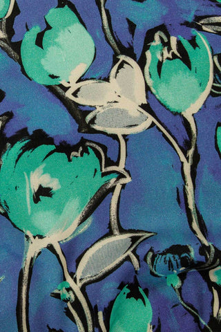 Digital Tulip Taylor Twill Marine / Oasis